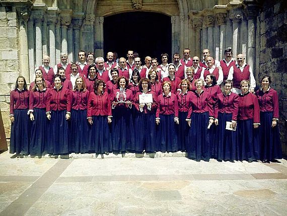Segundo premio en el Certamen de la cancin marinera de San Vicente de la Barquera